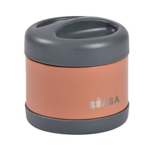 Load image into Gallery viewer, Beaba Thermo Portion Stainless Steel Isothermal Food Container 500 ml (terracotta / mineral grey)
