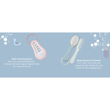 Load image into Gallery viewer, Beaba Baby Brush &amp; Comb - Green Blue

