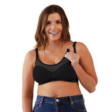 Load image into Gallery viewer, Bravado Designs Body Silk Seamless Sheer Nursing Bra - Black S

