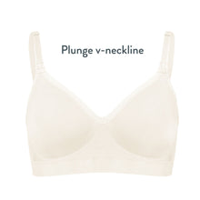 Load image into Gallery viewer, Bravado Designs Plunge Nursing Bra - Antique White L
