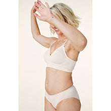 Load image into Gallery viewer, Bravado Designs Plunge Nursing Bra - Antique White L
