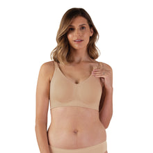 Load image into Gallery viewer, Bravado Designs Body Silk Seamless Nursing Bra - Sustainable - Butterscotch L
