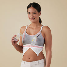 Load image into Gallery viewer, Bravado Designs Clip And Pump Hands-Free Nursing Bra Accessory - Sustainable - Dove Heather With Dusted Peony S
