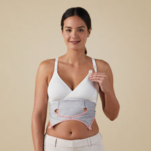 Load image into Gallery viewer, Bravado Designs Clip And Pump Hands-Free Nursing Bra Accessory - Sustainable - Dove Heather With Dusted Peony M
