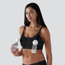 Load image into Gallery viewer, Bravado Designs 2 in 1 Pumping and Nursing Bra - Black XL
