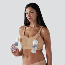 Load image into Gallery viewer, Bravado Designs 2 in 1 Pumping and Nursing Bra - Butterscotch XL
