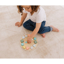 Load image into Gallery viewer, Bubble Wooden Clock
