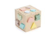 Load image into Gallery viewer, Bubble Wooden Shape Sorting Cube
