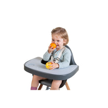 Load image into Gallery viewer, Childhome Evolu Feeding Tray + Silicone Placemat - Anthracite
