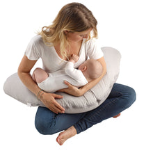Load image into Gallery viewer, Red Castle Big Flopsy Maternity &amp; Nursing Pillow - Chambray Grey
