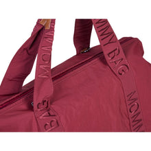 Load image into Gallery viewer, Childhome Mommy Bag Signature Nursery Bag - Urban Burgundy
