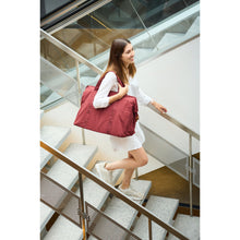 Load image into Gallery viewer, Childhome Mommy Bag Signature Nursery Bag - Urban Burgundy
