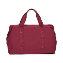 Load image into Gallery viewer, Childhome Mommy Bag Signature Nursery Bag - Urban Burgundy
