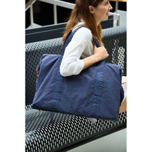Load image into Gallery viewer, Childhome Mommy Bag Signature Nursery Bag - Urban Navy
