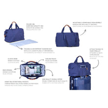 Load image into Gallery viewer, Childhome Mommy Bag Signature Nursery Bag - Urban Navy
