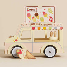 Load image into Gallery viewer, Le Toy Van Wooden Ice Cream Van
