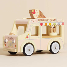 Load image into Gallery viewer, Le Toy Van Wooden Ice Cream Van
