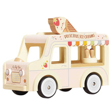 Load image into Gallery viewer, Le Toy Van Wooden Ice Cream Van

