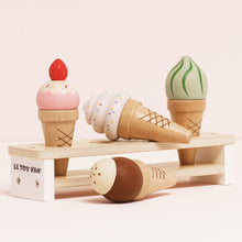 Load image into Gallery viewer, Le Toy Van Wooden Ice Cream Cones Set
