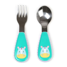Load image into Gallery viewer, Skip Hop Zoo Utensils Fork &amp; Spoon - Unicorn
