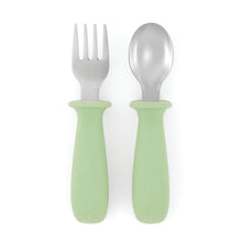Load image into Gallery viewer, Skip Hop Besties Squad Fork &amp; Spoon Set - Green
