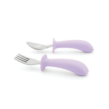 Load image into Gallery viewer, Skip Hop Besties Squad Fork &amp; Spoon Set - Purple
