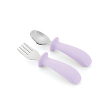 Load image into Gallery viewer, Skip Hop Besties Squad Fork &amp; Spoon Set - Purple
