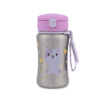 Load image into Gallery viewer, Skip Hop Besties Squad Stainless Steel Straw Bottle - Cat

