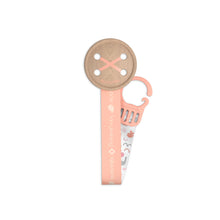 Load image into Gallery viewer, Suavinex Memories Button Soother Clip With Ribbon -  Pink
