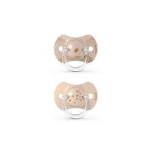 Load image into Gallery viewer, Suavinex Spread Joy SX Pro Silicone Soother 6-18months 2 Pack - Gold
