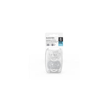 Load image into Gallery viewer, Suavinex Spread Joy SX Pro Silicone Soother 6-18months 2 Pack - Silver

