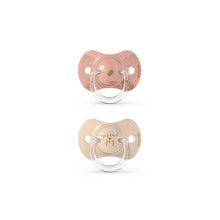 Load image into Gallery viewer, Suavinex Spread Joy SX Pro Silicone Soother 18+months 2 Pack - Gold
