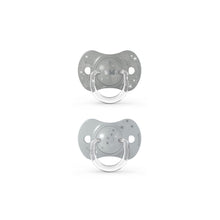 Load image into Gallery viewer, Suavinex Spread Joy SX Pro Silicone Soother 18+months 2 Pack - Silver
