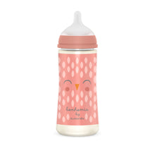 Load image into Gallery viewer, Suavinex 360ml Polyamide Premium Bottle with Medium Flow SX Pro Physiological Silicone Teat - Bonhomia Feather Pink
