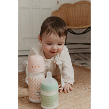 Load image into Gallery viewer, Suavinex 360ml Polyamide Premium Bottle with Medium Flow SX Pro Physiological Silicone Teat - Bonhomia Feather Beige

