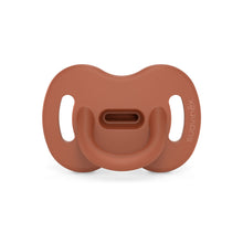 Load image into Gallery viewer, Suavinex Colour Essence All Silicone Soother with SX Pro Physiological Teat 6-18M - Brick Red
