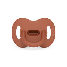 Load image into Gallery viewer, Suavinex Colour Essence All Silicone Soother with SX Pro Physiological Teat 0-6M - Brick Red
