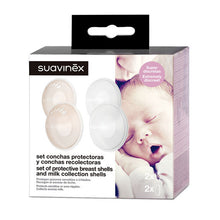 Load image into Gallery viewer, Suavinex Protective Breast Shells &amp; Milk Collection Shells Set of 2
