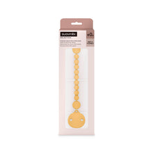 Load image into Gallery viewer, Suavinex Colour Essence Silicone Bobble Soother Clip - Mustard
