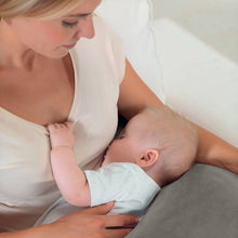 Load image into Gallery viewer, Theraline Plushy Moon Cuddle &amp; Nursing Pillow - Taupe
