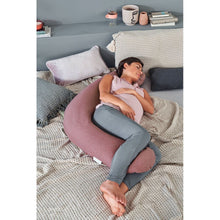 Load image into Gallery viewer, Theraline The Original Maternity and Nursing Pillow - Melange Rosewood Bamboo
