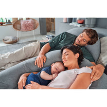 Load image into Gallery viewer, Theraline The Original Maternity and Nursing Pillow - Melange Mid Grey Bamboo

