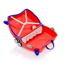 Load image into Gallery viewer, Trunki Glide Ride-on Luggage - Frank the Firetruck
