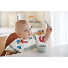 Load image into Gallery viewer, Beaba Fork &amp; Spoon Stainless Steel Pre-Cutlery - Velvet Grey
