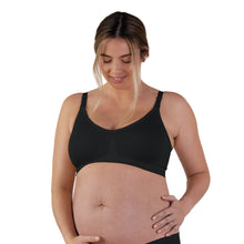 Load image into Gallery viewer, Bravado Designs Body Silk Seamless Nursing Bra - Sustainable - Black M
