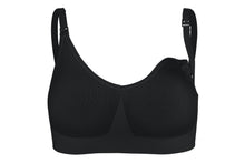 Load image into Gallery viewer, Bravado Designs Body Silk Seamless Nursing Bra - Sustainable - Black M
