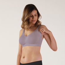 Load image into Gallery viewer, Bravado Designs Body Silk Seamless Nursing Bra - Sustainable - Grey Orchid S
