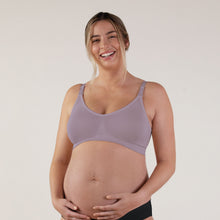 Load image into Gallery viewer, Bravado Designs Body Silk Seamless Nursing Bra - Sustainable - Grey Orchid S
