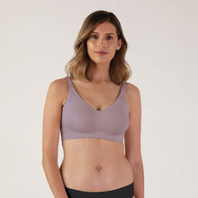 Load image into Gallery viewer, Bravado Designs Body Silk Seamless Nursing Bra - Sustainable - Grey Orchid L
