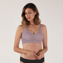 Load image into Gallery viewer, Bravado Designs Body Silk Seamless Nursing Bra - Sustainable - Grey Orchid L
